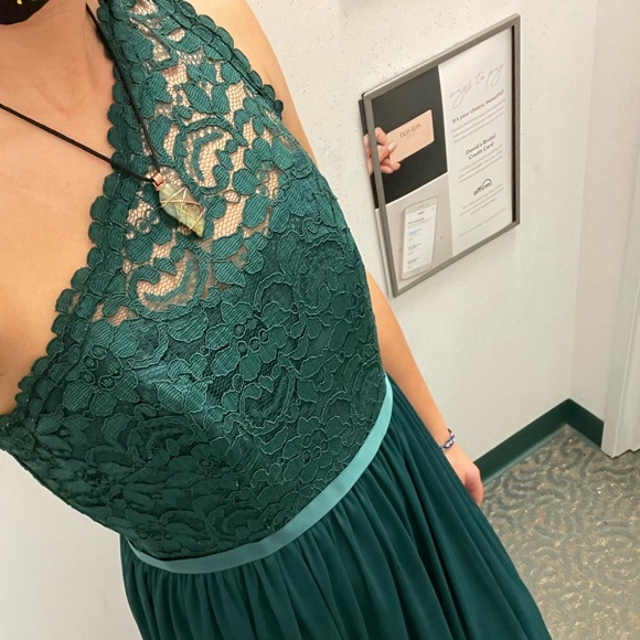 David's Bridal Dresses Emerald Green Bridesmaid Dress Poshmark